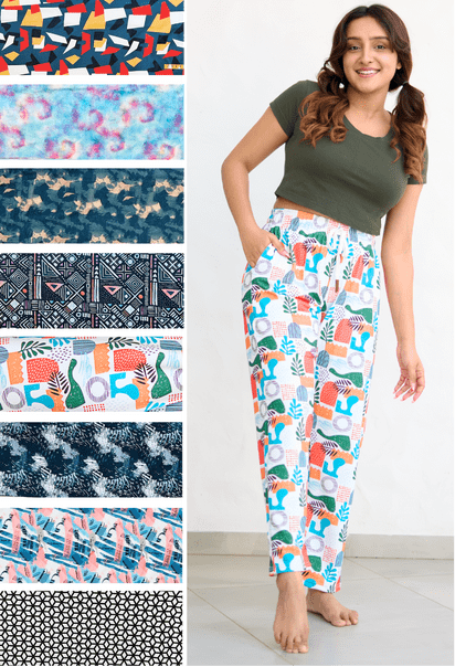 Printed lounge pants